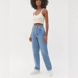 Urban Outfitters BDG High Rise Baggy Sz 26 Light Wash Denim